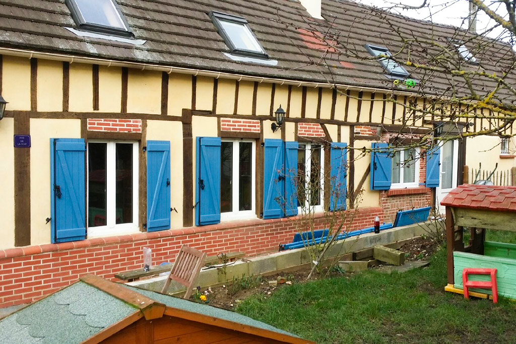 Ensemble volets motorisés